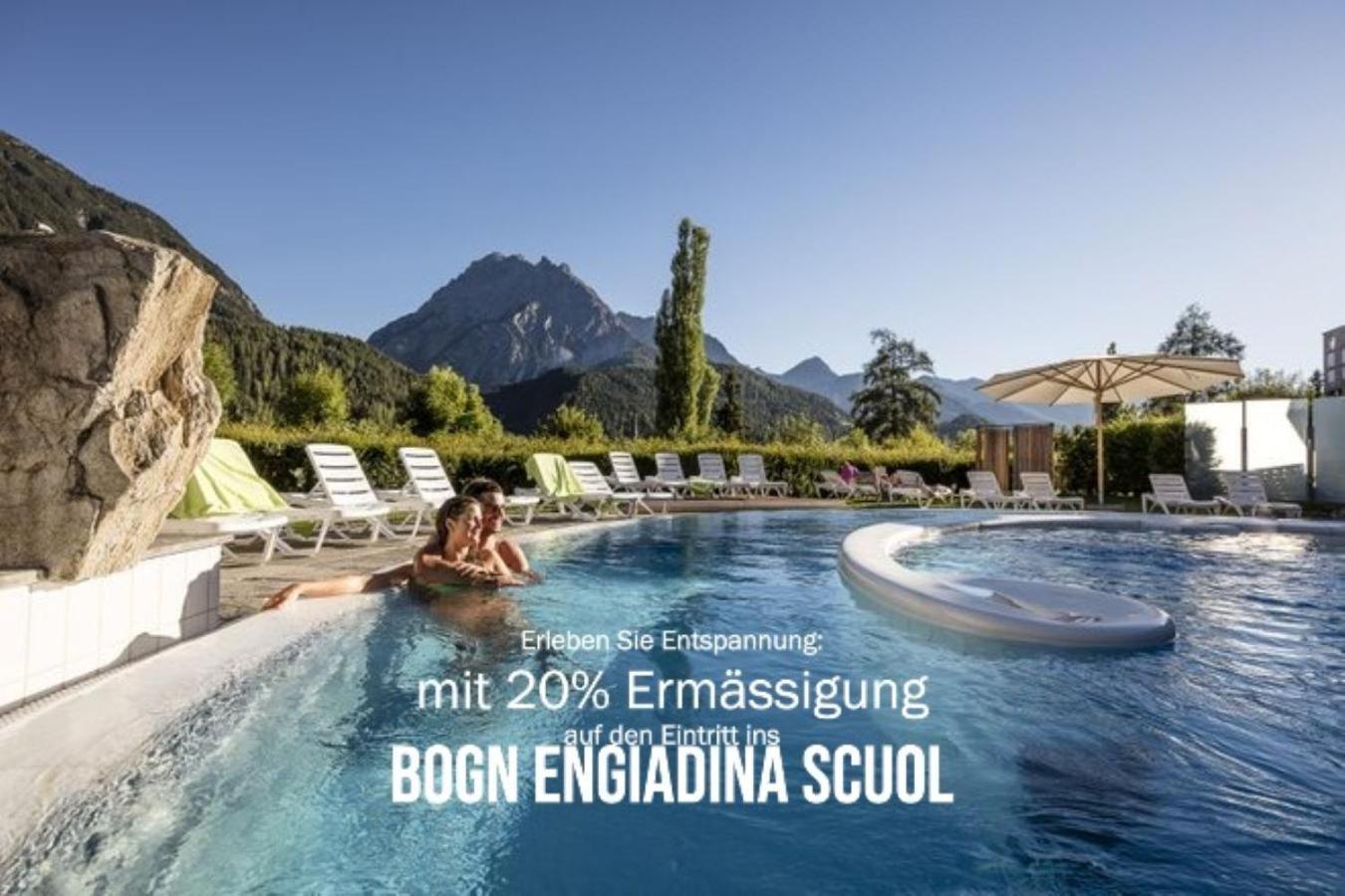 Curuna Hotel-Garni B&B Scuol Esterno foto